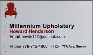 Millennium Upholstery logo